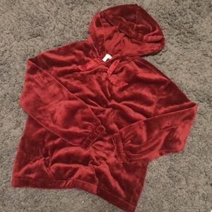 LC Lauren Conrad Soft Red Hoodie Size L